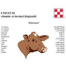  UNIVIT-M vitamin- és ásványi kiegészítő 2kg haszonállat felszerelés