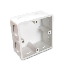 UNIVOLT 009330 kötő-szerelvénydoboz, PVC, fedél nélkűl, 135x75x35mm, vakolat alá építőanyag