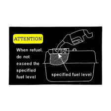 Unknown MTX125 üzemanyag információs matrica Unknown Tuning és kiegészítők Matricák egyéb motorkerékpár alkatrész