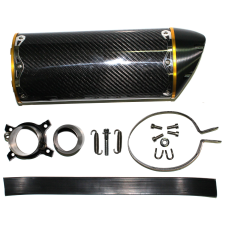 Unknown TUTLQ1092 kipufogó 63 mm karbon Unknown Kipufogó és alkatrészei Kipufogódob, betét, hangtompító egyéb motorkerékpár alkatrész