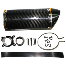 Unknown TUTLQ1092 kipufogó 63 mm karbon Unknown  Kipufogók és alkatrészeik Kipufogódobok, betétek, hangtompítók egyéb motorkerékpár alkatrész