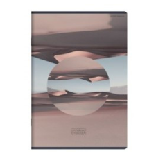  Unnatural landscape vonalas füzet, matt fóliás - lakkozott, A5/60 lap, Homok füzet
