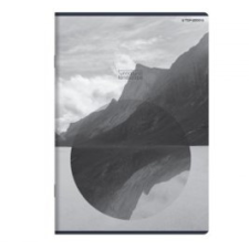  Unnatural landscape vonalas füzet, matt fóliás - lakkozott, A5/60 lap, Szürke füzet