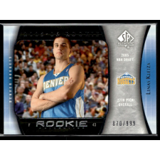 Upper Deck 2005-06 SP Authentic #136 Linas Kleiza 870/999 gyűjthető kártya