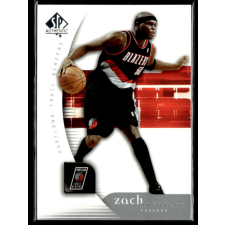 Upper Deck 2005-06 SP Authentic #72 Zach Randolph gyűjthető kártya