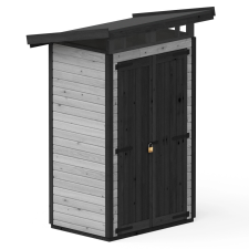 UPYARD kerti ház Strongbox S alappal 127 cm x 87 cm szürke FSC kerti tárolás