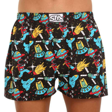 Űr art férfi klasszikus boxeralsó Styx klasszikus gumi (A1551) XL férfi alsó