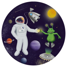 Űr Space papírtányér 8 db-os 23 cm party kellék