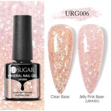 Ur Sugar Ásványos Gél Lakk - Áttetsző - 7ml lakk zselé
