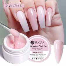  Ur Sugar építő zselé - halvány rózsaszín/light pink 15ml műköröm zselé