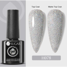UR Sugar Ezüst Csillám Gél Lakk - 7ml lakk zselé