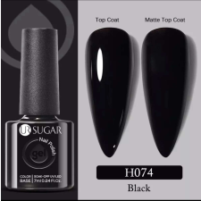 UR Sugar Gél lakk Fekete H074 - 7ml lakk zselé