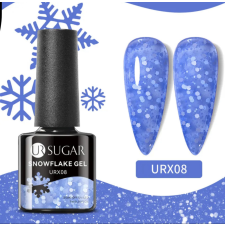  UR Sugar Snowlfake/Hópehely Gél lakk Urx08 kék lakk zselé