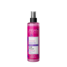 URBAN CARE Intenzív helyreállító és hajsimító öblítés nélküli hajápoló spray keratinnal 2 hajformázó