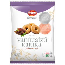 Urbán Mini vaníliás karika (hozz.cuk.nélkül) 160g csokoládé és édesség