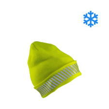 Urgent 7021 jólláthatósági kötött sapka - sárga munkaruha