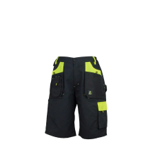  Urgent-Y  260g rövidnadrág 56 fekete-neon munkaruha