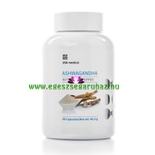 USA Medical Ashwagandha Gyökér Kapszula Fekete Borssal - A mentális egyensúlyhoz vitamin és táplálékkiegészítő