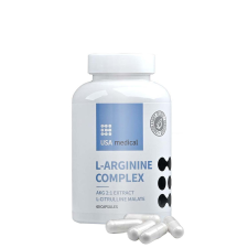 USA Medical L-Arginine Complex - L-arginin és L-citrullin Malát Kivonat Kapszula (60 Kapszula) vitamin és táplálékkiegészítő