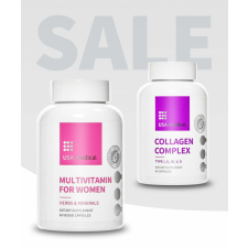 USA Medical Multivitamin nőknek + Kollagén Komplex 60 + 60 db vitamin és táplálékkiegészítő