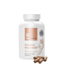USA Medical Organic Maca Root - Maca Gyökér Kapszula (60 Kapszula) vitamin és táplálékkiegészítő