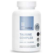 USA Medical Taurine Complex 1500 mg B-vitaminokkal 90 kapszula vitamin és táplálékkiegészítő