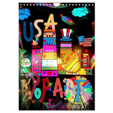  USA Pop Art by Nico Bielow (Wall Calendar 2024 DIN A4 portrait), CALVENDO 12 Month Wall Calendar naptár, kalendárium