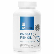 USAmedical USA medical GOLDEN® Omega 3 halolaj kapszula 60 db vitamin és táplálékkiegészítő