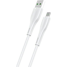 USAMS adatkábel (USB - microUSB, gyorstöltő, 100cm, törésgátló) FEHÉR (SJ375_W) (SJ375USB02) kábel és adapter