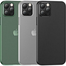 USAMS Apple iPhone 12 Pro Max Műanyag Hátlapvédő Telefontok - Fekete (109566) tok és táska