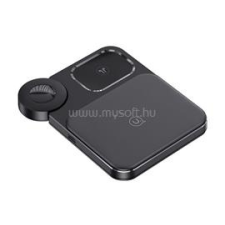 USAMS asztali töltőállvány 3in1 (15W, wireless, MagSafe, Apple Watch töltő) FEKETE (CD190WXC01) mobiltelefon kellék