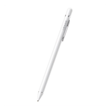 USAMS érintőképernyő ceruza (univerzális, aktív, kapacitív, LED jelzés) FEHÉR Honor Pad X9 , Samsung Galaxy A34 5G (SM-A346), Xiaomi Redmi 12C, Samsung Galaxy A14 4G (SM-A145), ZTE Blade V40s mobiltelefon, tablet alkatrész