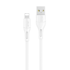 USAMS kábel U68 lightning 2A gyorstöltés 1m fehér SJ500USB02 (US-SJ500) mobiltelefon kellék
