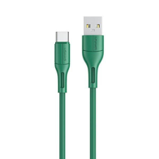 USAMS kábel U68 USB-C 2A gyorstöltés 1m zöld SJ501USB04 (US-SJ501) kábel és adapter