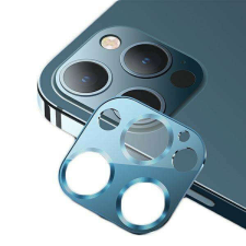 USAMS kamera lencse védő fólia kék szegéllyel iPhone 12 Pro Max mobiltelefon kellék