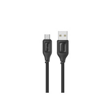 USAMS MOE SJ620 MICRO USB KÁBEL 2A 1 MÉTER FEKETE kábel és adapter