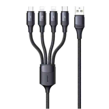 USAMS SJ516USB01 4az1-ben töltőkábel 3A, 120cm (1375898) (SJ516USB01) - Adatkábel kábel és adapter