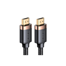 USAMS SJ530 U74 4K HD DP TO HDMI KÁBEL 2 MÉTER FEKETE kábel és adapter