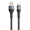 USAMS SJ536USB01 USB-C - USB-A adatkábel 1.2m fekete (SJ536USB01)