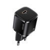 USAMS T36 Prémium Hálózati USB-C töltő - Fekete (5V / 3A) (USA000813)