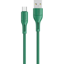 USAMS U68 adatkábel (USB - microUSB, 2A, gyorstöltő, 100cm) SÖTÉTZÖLD (SJ502USB04) (SJ502USB04) kábel és adapter