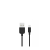 USAMS U-TURN USB-A apa - Lightning apa 2.0 Adat és töltőkábel - Fekete (1m) (IPUSBXD01)