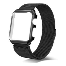 USAMS ZB68IW1 Apple Watch 44mm mágneses szíj és tok fekete (1324416) (ZB68IW1) okosóra kellék