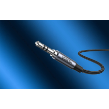  USB-C kábel UGREEN CM450 - 3.5 mm AUX mini jack, 1m (fekete) kábel és adapter