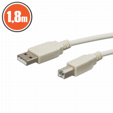  USB kábel A dugó - B dugó 1,8 m kábel és adapter