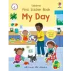 Usborne Publishing Ltd First Sticker Book My Day | HOLLY BATHIE
