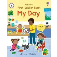 Usborne Publishing Ltd First Sticker Book My Day | HOLLY BATHIE egyéb könyv