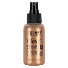 Ushas Glow Shimmer Spray testvilágosító spray, 03, 80 ml arcpirosító, bronzosító