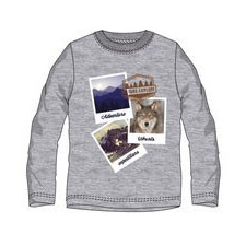  Ushuaia Pictures Szürke férfi otthoni póló S-XXL gyerek póló