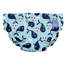 Úszópelenka Bambino Mio Whale Wharf, méret XL mosható pelenka